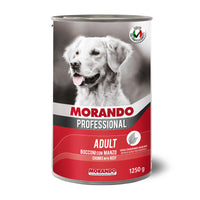 CIBO CANE MORANDO LATT 1250 G MANZO- 12,0 pz