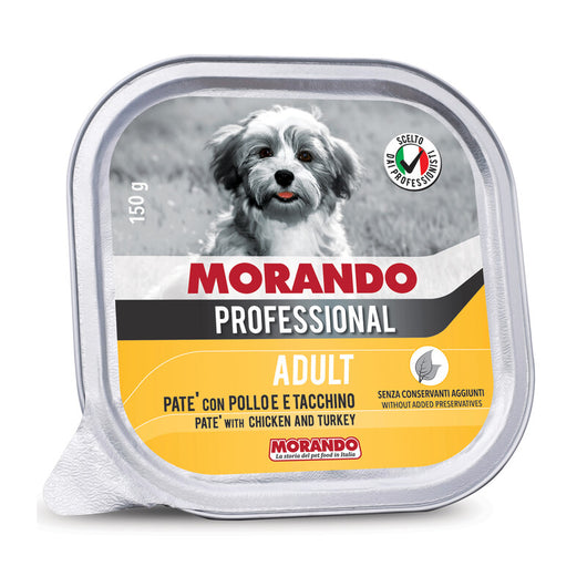 CIBO CANE MORANDO VSC 150 G PATE POLLO TACCHIN- 22,0 pz