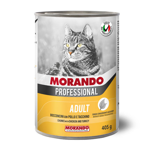 CIBO GATTO MORANDO LATT 405 G BOCCONC POL TACCH- 24,0 pz