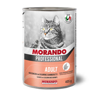 CIBO GATTO MORANDO LATT 405 G BOCCONC GAMB SALM- 24,0 pz