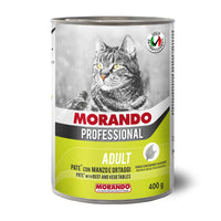 CIBO GATTO MORANDO LATT 400 G PAT MANZO ORTAGGI- 24,0 pz