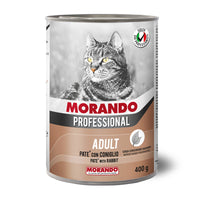 CIBO GATTO MORANDO LATT 400 G PAT CONIGLIO- 24,0 pz