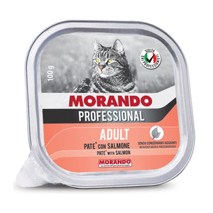 CIBO GATTO MORANDO VSC 100 G PATE SALMONE- 32,0 pz