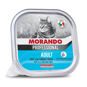 CIBO GATTO MORANDO VSC 100 G PATE TONNO E TROTA- 32,0 pz