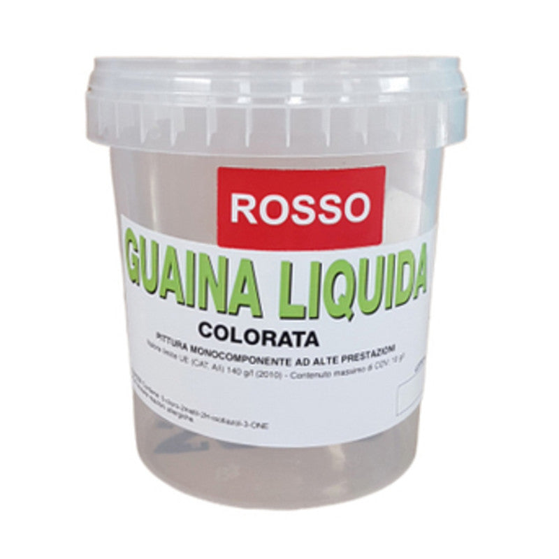 GUAINA LIQUIDA RESINOSA ROSSO  1 KG- 9,0 pz