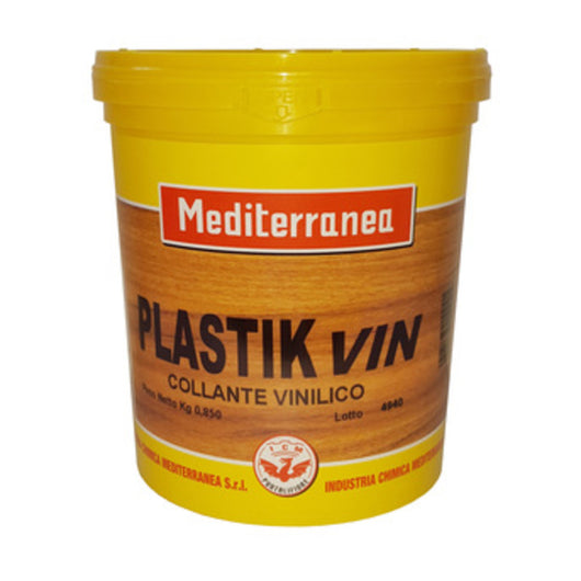 COLLA VINILICA PLASTIK VIN 0,850 KG- INDUSTRIA CHIMICA MEDITERRANEA- 24,0 pz