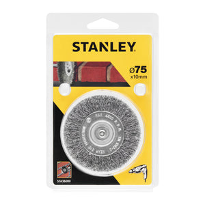 PIRANHA STANLEY STA36000 (X36000) SPAZZOLA ACCIAIO D.75- STANLEY- 1,0 pz