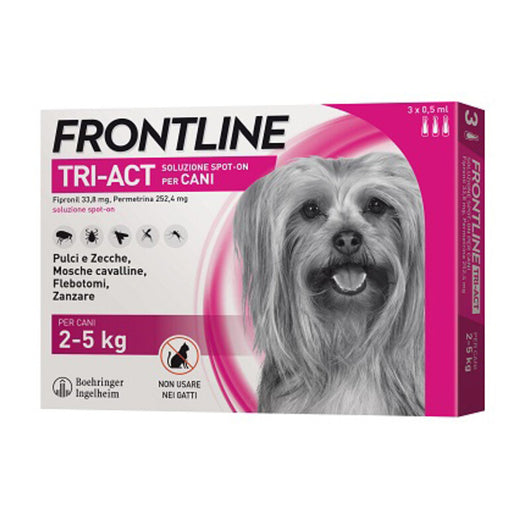FRONTLINE TRI-ACT  2- 5 KG 3 PIPETTE- FRONTLINE- 1,0 pz