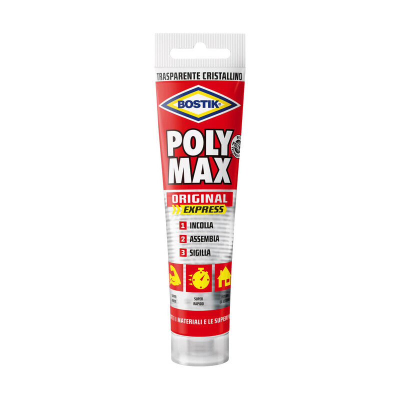 BOSTIK POLYMAX CRISTAL EXPRESS 115 G TUBO- 12,0 pz