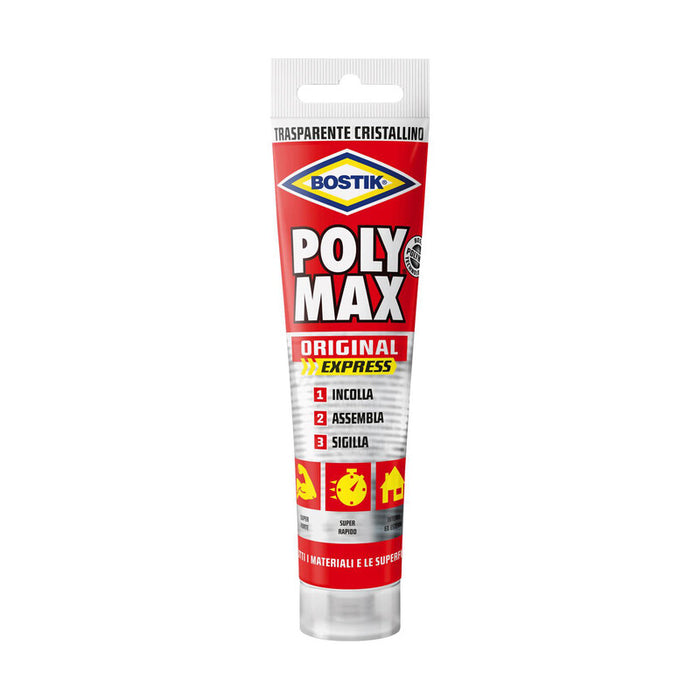 BOSTIK POLYMAX CRISTAL EXPRESS 115 G TUBO- 12,0 pz
