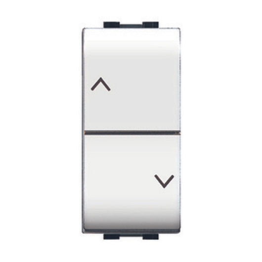 LIFE 4022 WH DOPPIO PULSANTE P/TAPPAR BIANCO- ELETTROCANALI- 1,0 pz