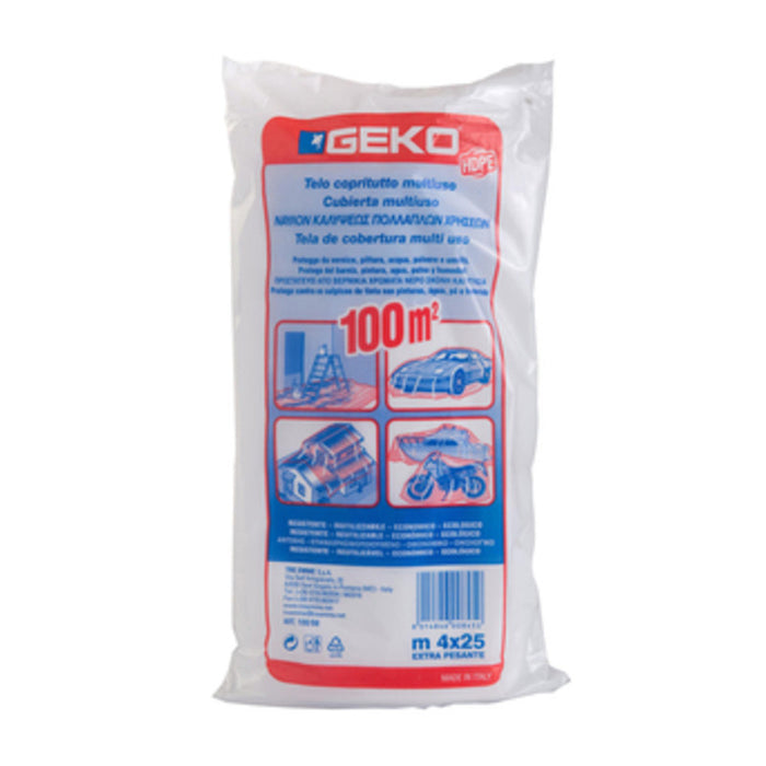 TELONE COPRITUTTO POLIETILENE 4X25 M 950 G HD- ELEPACKING- 14,0 pz