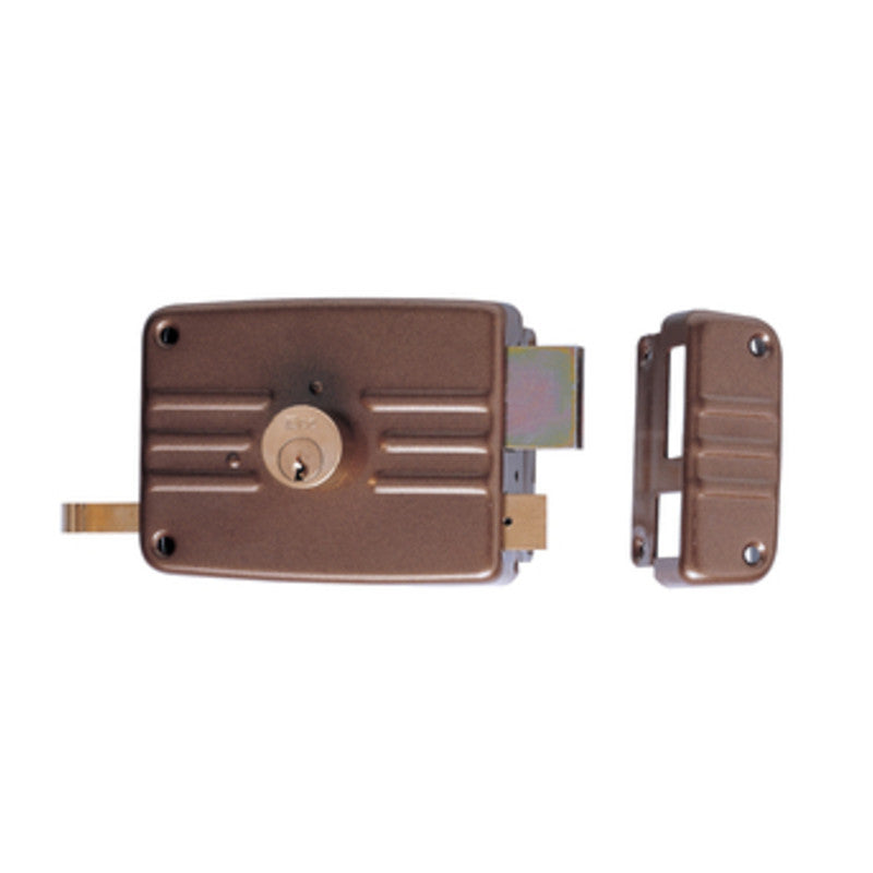 ISEO 431E SERRATURA PORTON CIL INT EST FISSO DX 50 MM- ISEO SERRATURE- 2,0 pz