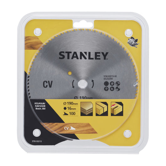 PIRANHA STANLEY STA10215 (X10215) LAMA CIRCOLARE CROM. MM.190- STANLEY- 1,0 pz