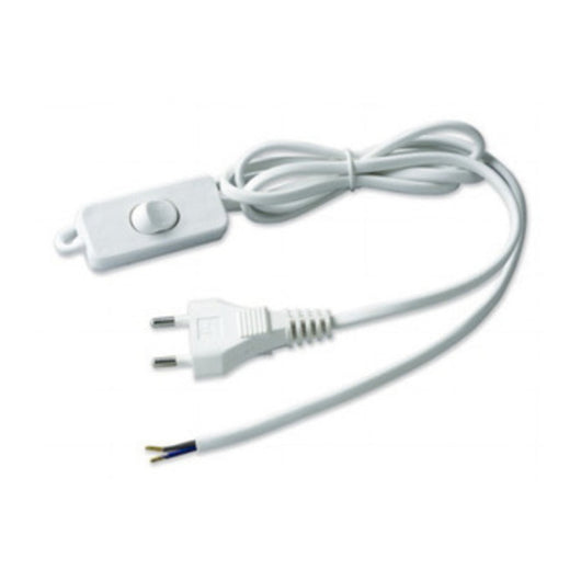 PL CAVO 1,5 M 2X0,75 C/INTERRUTTORE BIANCO *- ELECTRALINE 3PMARK- 5,0 pz