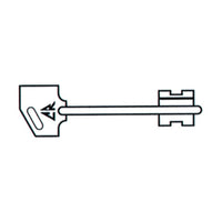 C.R.   14 CHIAVE DOPPIA MAPPA 92 MM- DOM-CR- 10,0 pz