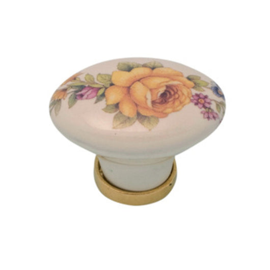 POMOLO PORCELLANA OVALE C/BASE F/18 24X34X25 MM- 25,0 pz