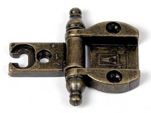 CERNIERA PER MOBILI A0055 BRONZO ANTIC 35X24 MM*- 10,0 pz