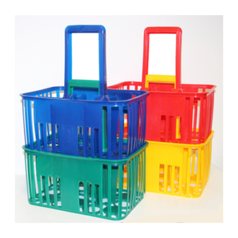 CESTELLO PORTABOTTIGLIE 6 POSTI COLORI ASSORTITI- 5,0 pz