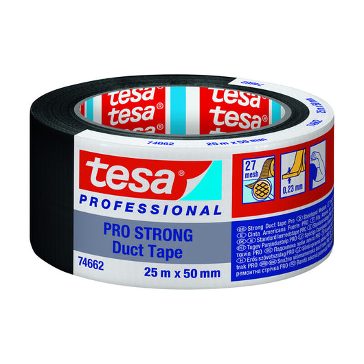 NASTRO AMERICANO PRO STRONG 50MMX25M NERO- TESA- 6,0 pz