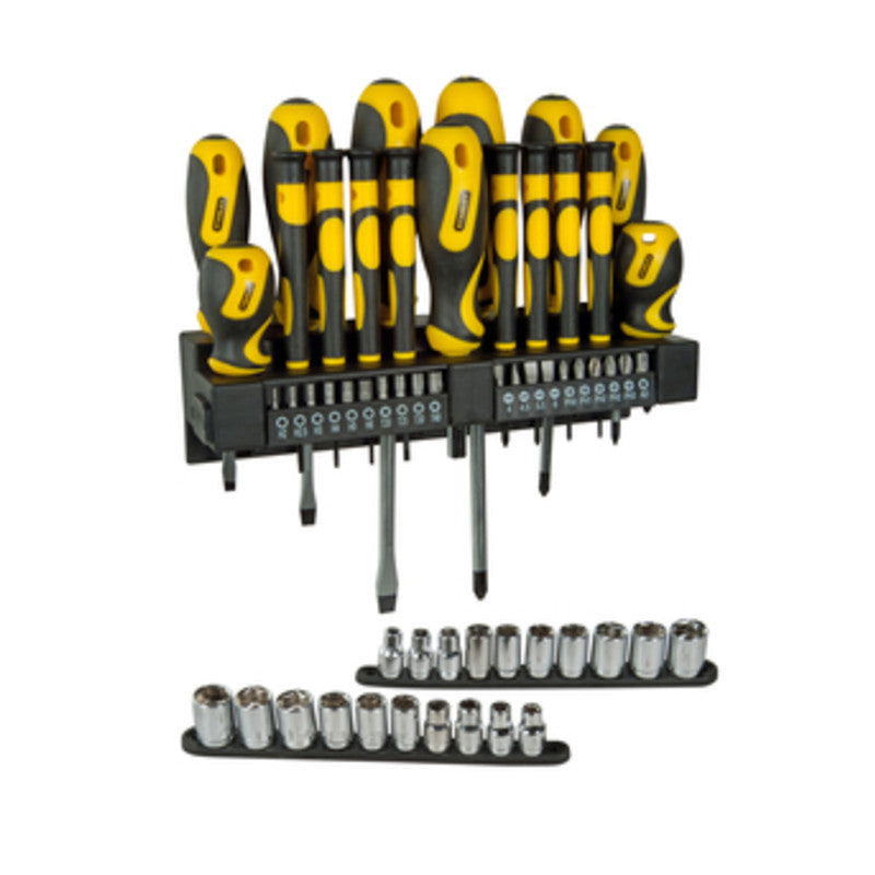 ST SET 57 PZ CACCIAVITI INSERTI E BUSSOLE ART.0.62143- STANLEY- 1,0 confezione