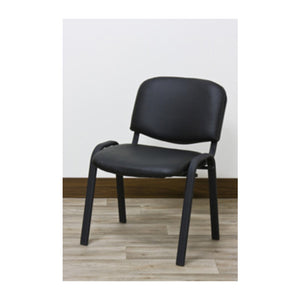 C SEDIA INTERLOCUTORIA WORK NERO PVC- 5,0 pz