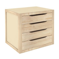 CASSETTIERA 4 CASSETTI 39X30XH37,5 CM- ASTIGARRAGA KIT LINE- 1,0 pz