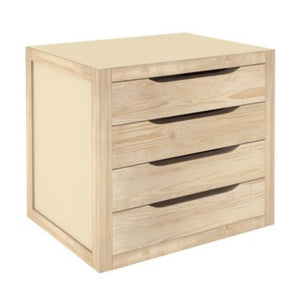 CASSETTIERA 4 CASSETTI 39X30XH37,5 CM- ASTIGARRAGA KIT LINE- 1,0 pz