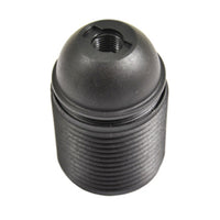 PORTALAMPADA NERO E27 FILETTATO- 20,0 pz
