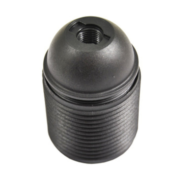 PORTALAMPADA NERO E27 FILETTATO- 20,0 pz