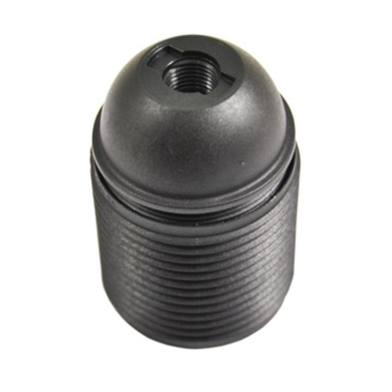 PORTALAMPADA NERO E27 FILETTATO- 20,0 pz