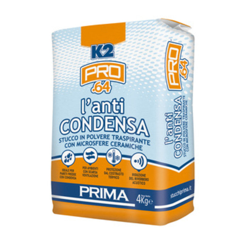 STUCCO ANTICONDENSA IN POLVERE K2 DA 4 KG- 4,0 pz