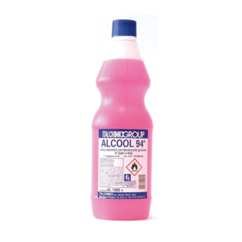 ALCOOL DENATURATO 94 CERTIFICATO 1 L LA SOVRANA- ITALCHIMICI- 12,0 pz