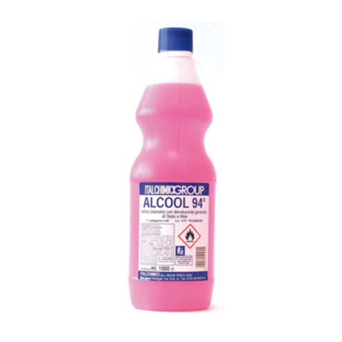 ALCOOL DENATURATO 94 CERTIFICATO 1 L LA SOVRANA- ITALCHIMICI- 12,0 pz