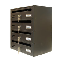 CASSETTA POSTALE ALUBOX CUBO/R 4 38,5X25X43 GR GHISA- ALUBOX- 1,0 pz