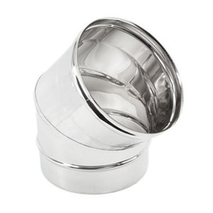 GOMITO INOX AISI 304 45 D 10 CM- 4,0 pz