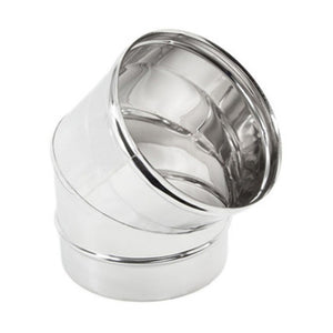 GOMITO INOX AISI 304 45 D 13 CM- 2,0 pz