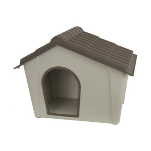 CUCCIA PER CANI RESINA 79X59,2X60,8 CM TORTORA BEIGE- ART PLAST- 3,0 pz