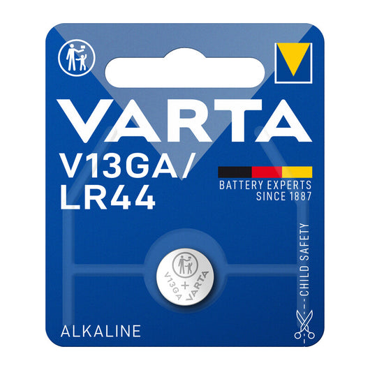 VARTA BATTERIA A BOTTONE V13GA ALCALINA BL 1 LR44- 10,0 blister