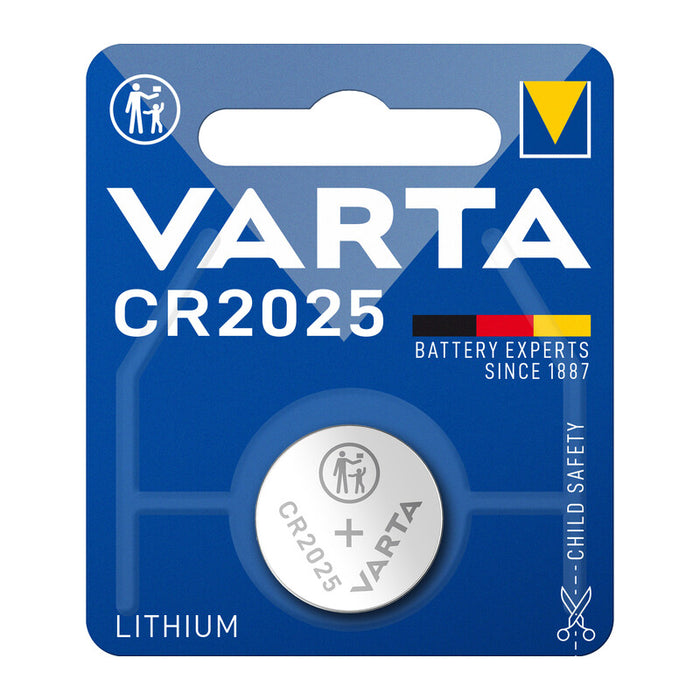 VARTA BATTERIA A BOTTONE CR2025 LITIO  BL 1 PZ- 10,0 blister