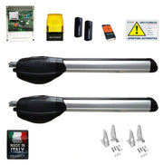 KIT AUTOMAZIONE PER CANCELLO AUTOMATICO A BATTENTE CON FINECORSA ELETTRICO 230V