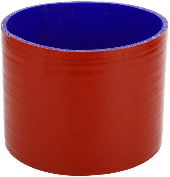 Siliconen Koelslang - Diametro Interno 152 mm - Lunghezza 127 mm - Struttura a Doppia Lastra - Resistente a Temperatura fino a 300 °C - Colore Rosso/Blu - Slang di Silicona