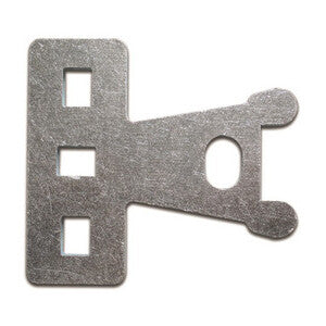 PORTALUCCHETTO PIANO VERTIC ACC ZINC 8X110 MM- 2,0 pz