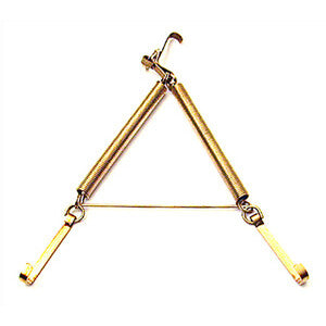 BL APPENDIPIATTI A MOLLA OTTONATO 16X25 CM (PZ.2)- DIESSE- 6,0 blister