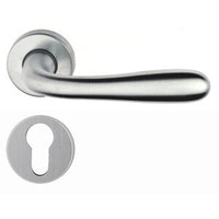 MANIGLIA ALLUMINIO AGNONE C/BOCCHETTA CR SAT- 1,0 pz