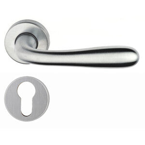 MANIGLIA ALLUMINIO AGNONE C/BOCCHETTA CR SAT- 1,0 pz