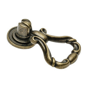 MANIGLIA ZAMA RJM 0128 33X55 MM ANTICATO- 1,0 pz