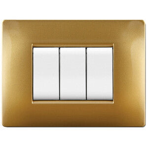 PLACCA LIFE Q LIVING PLAST SABBIA ORO   4P- 1,0 pz