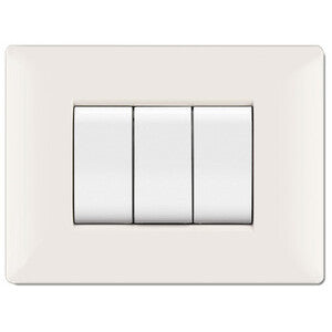 PLACCA LIFE Q LIVING PLAST BIANCO               3P- 10,0 pz