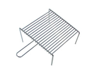 GRIGLIA PESANTE CON PIEDI 1 MANICO  cm.33x37    LAPILLO